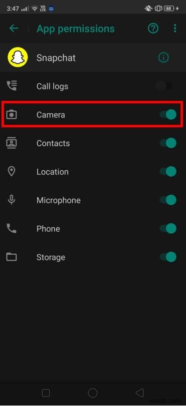 Khắc phục sự cố máy ảnh Snapchat không hoạt động (Sự cố màn hình đen)