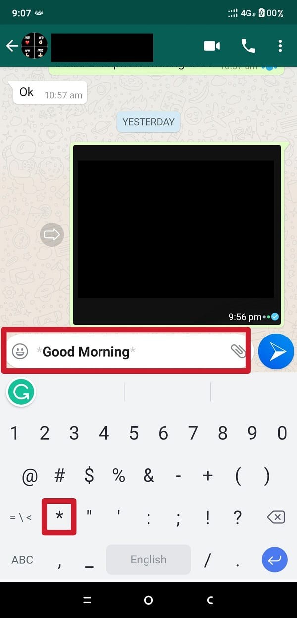 Cách thay đổi kiểu phông chữ trong WhatsApp