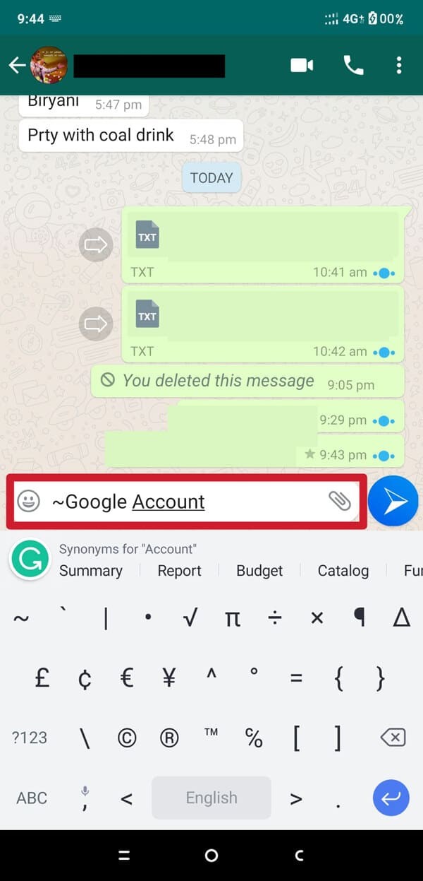 Cách thay đổi kiểu phông chữ trong WhatsApp