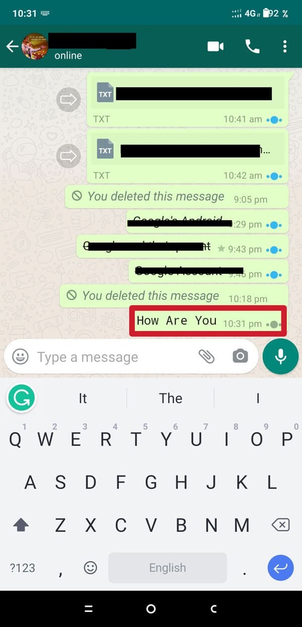 Cách thay đổi kiểu phông chữ trong WhatsApp