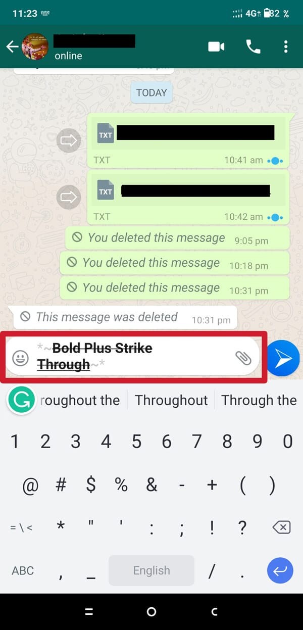 Cách thay đổi kiểu phông chữ trong WhatsApp