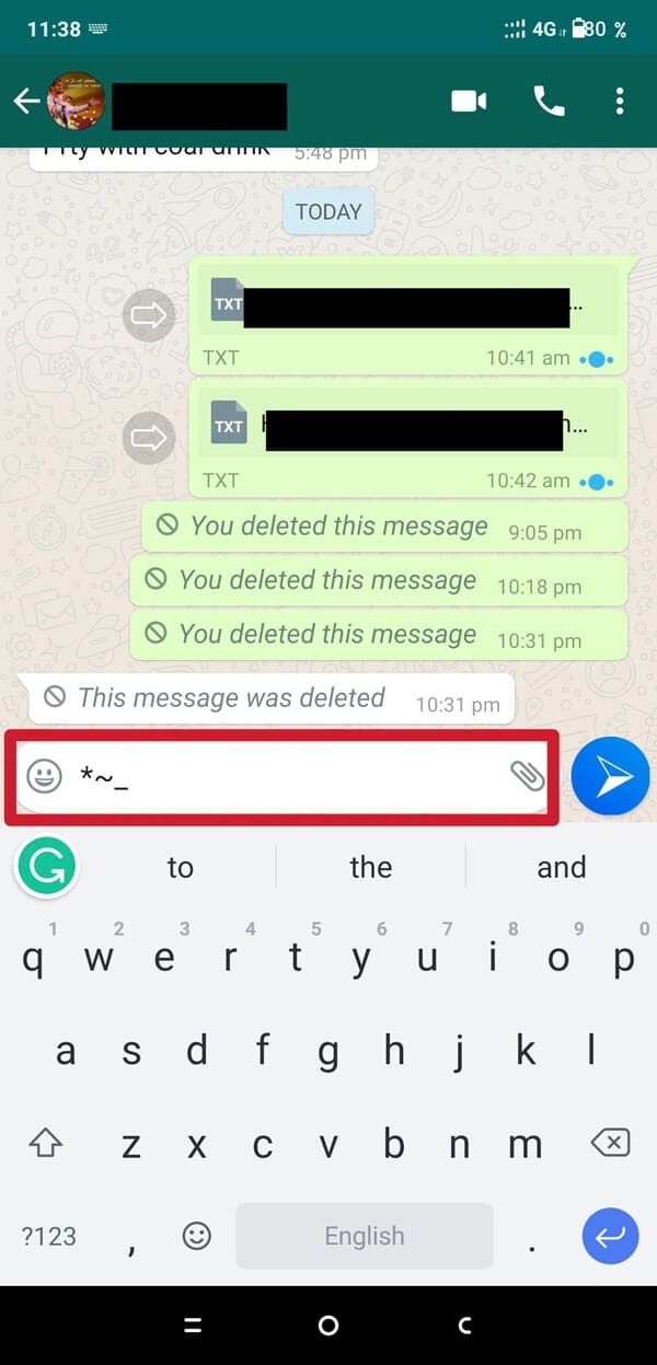 Cách thay đổi kiểu phông chữ trong WhatsApp