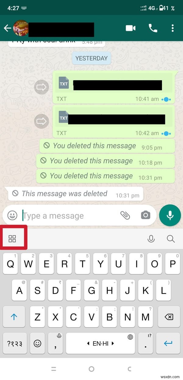 Cách thay đổi kiểu phông chữ trong WhatsApp