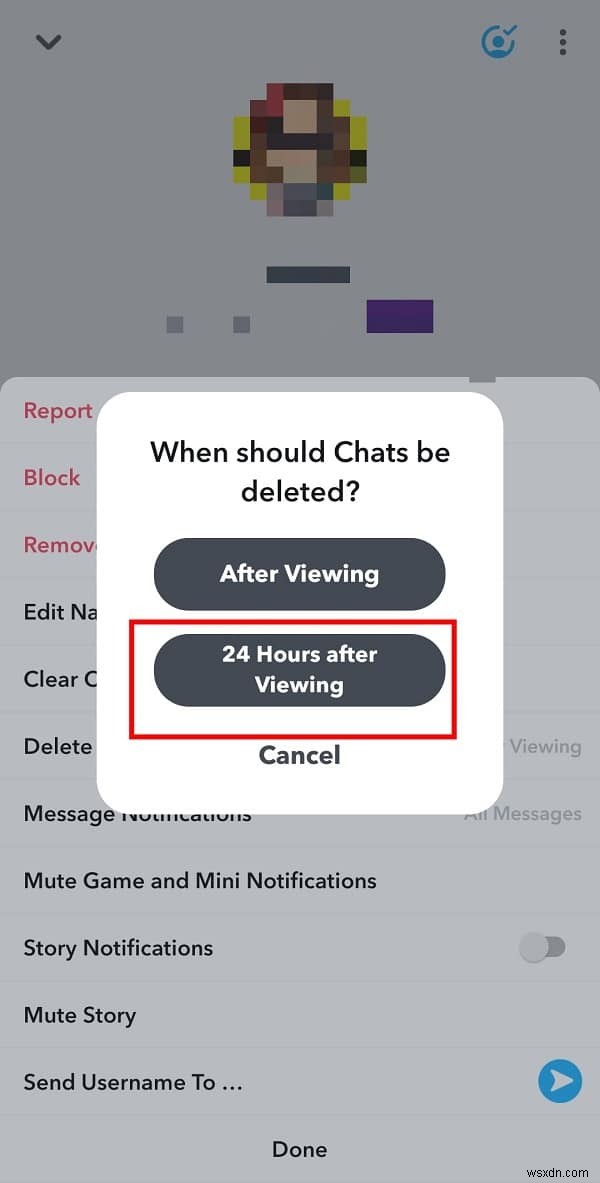 Cách lưu tin nhắn Snapchat trong 24 giờ