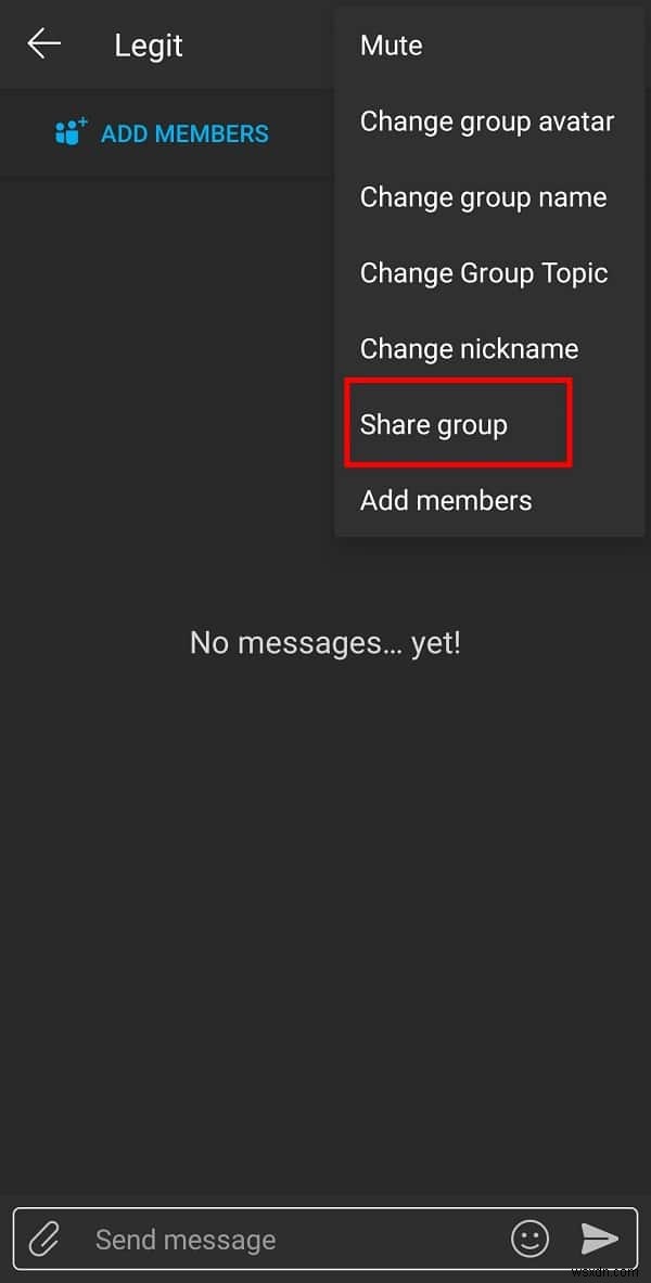Cách khắc phục sự cố không thêm thành viên trên GroupMe