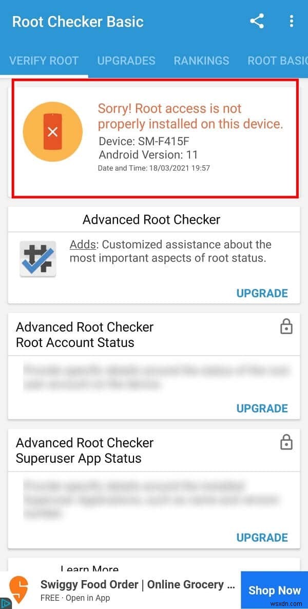 Cách kiểm tra xem điện thoại Android của bạn đã được Root chưa?