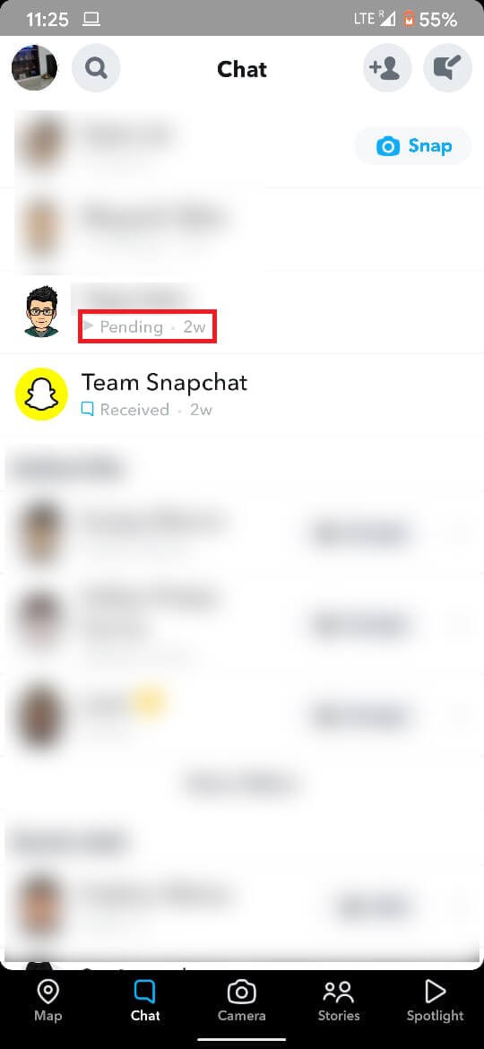 Đang chờ xử lý có nghĩa là gì trên Snapchat?