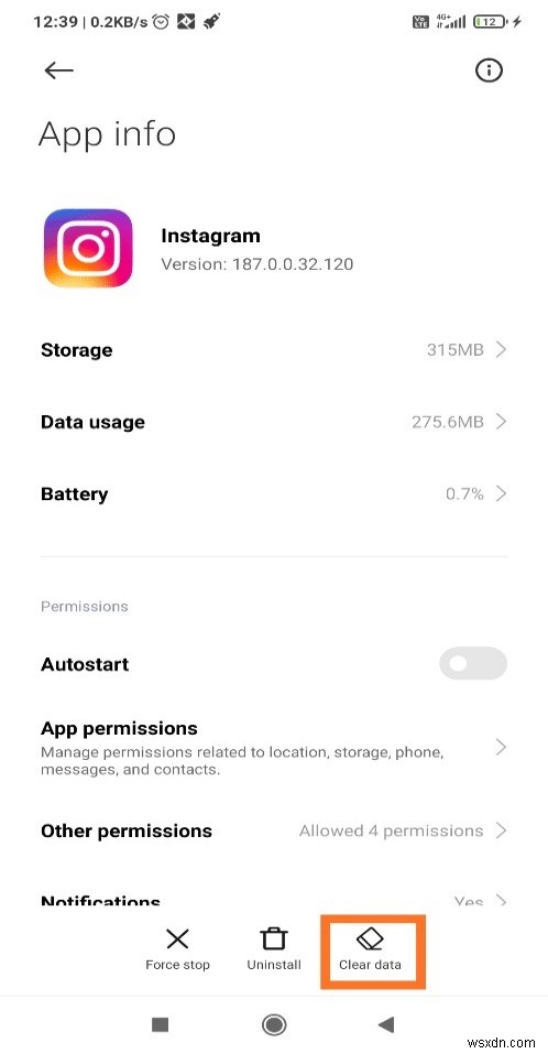 Sửa lỗi Instagram Story Not Working