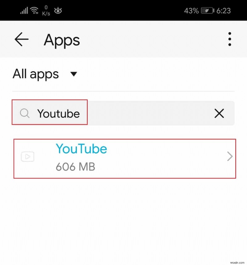 Khắc phục lỗi ứng dụng YouTube đã xảy ra lỗi