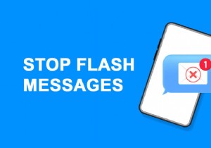 Cách dừng tin nhắn Flash