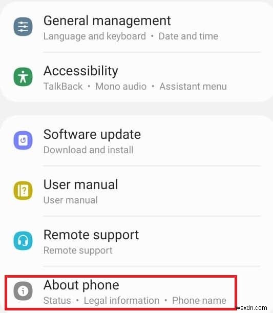 Cách mở trình đơn cài đặt điện thoại Android