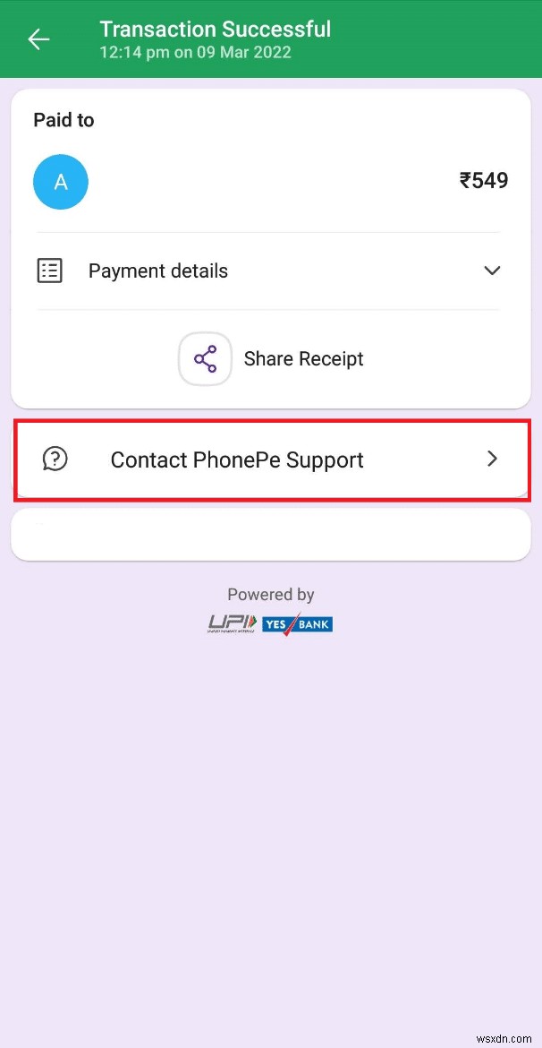 Cách xóa lịch sử giao dịch PhonePe