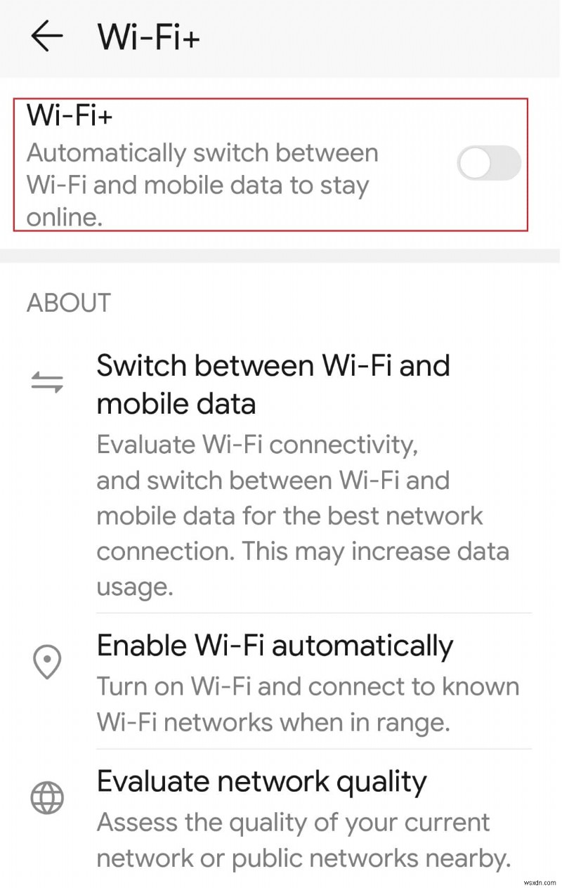 Khắc phục sự cố liên tục tắt WiFi tự động trên Android
