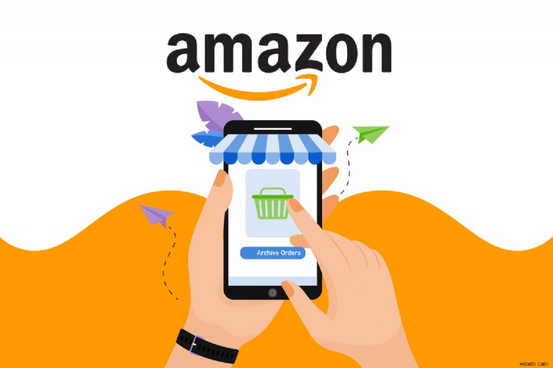 Cách lưu trữ đơn đặt hàng trên Amazon App