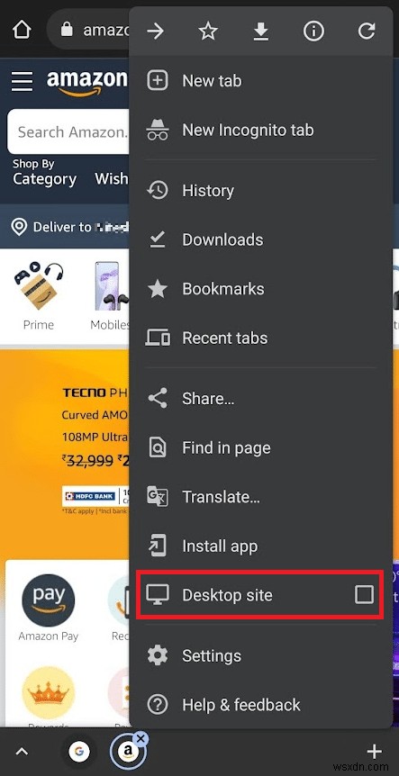 Cách lưu trữ đơn đặt hàng trên Amazon App