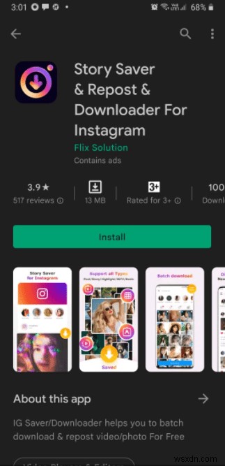 17 Ứng dụng trình lưu câu chuyện trên Instagram tốt nhất dành cho Android