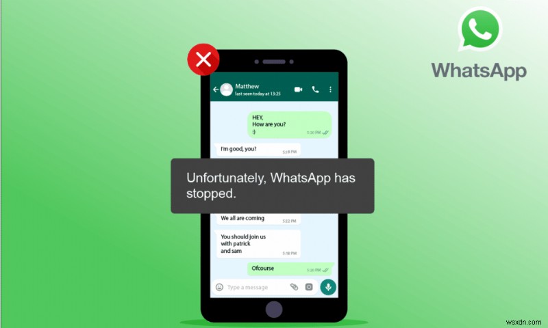 Khắc phục sự cố WhatsApp bị ngừng hoạt động hôm nay trên Android