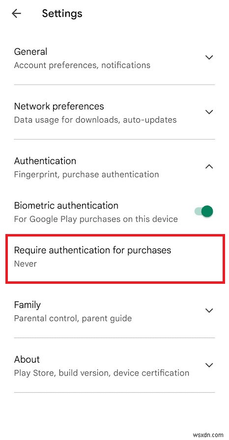 Khắc phục lỗi bắt buộc phải xác thực trên Google Play trên Android