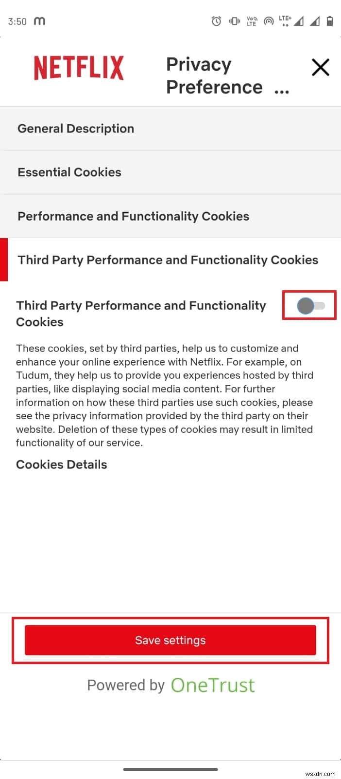 Cách xóa cookie Netflix trên Android