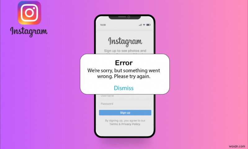 Sửa lỗi đăng nhập yêu cầu phản hồi Instagram 