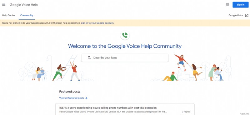 Khắc phục sự cố Google Voice Chúng tôi không thể hoàn thành cuộc gọi của bạn