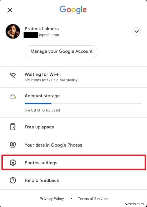 Khắc phục sự cố Google Photos không thể lưu thay đổi