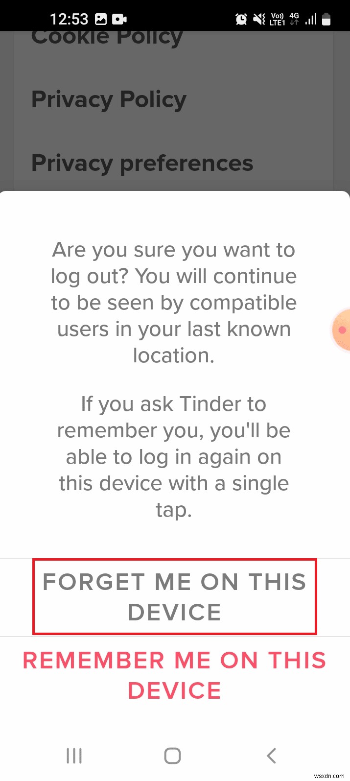 Khắc phục các trận đấu Tinder bị biến mất trên Android