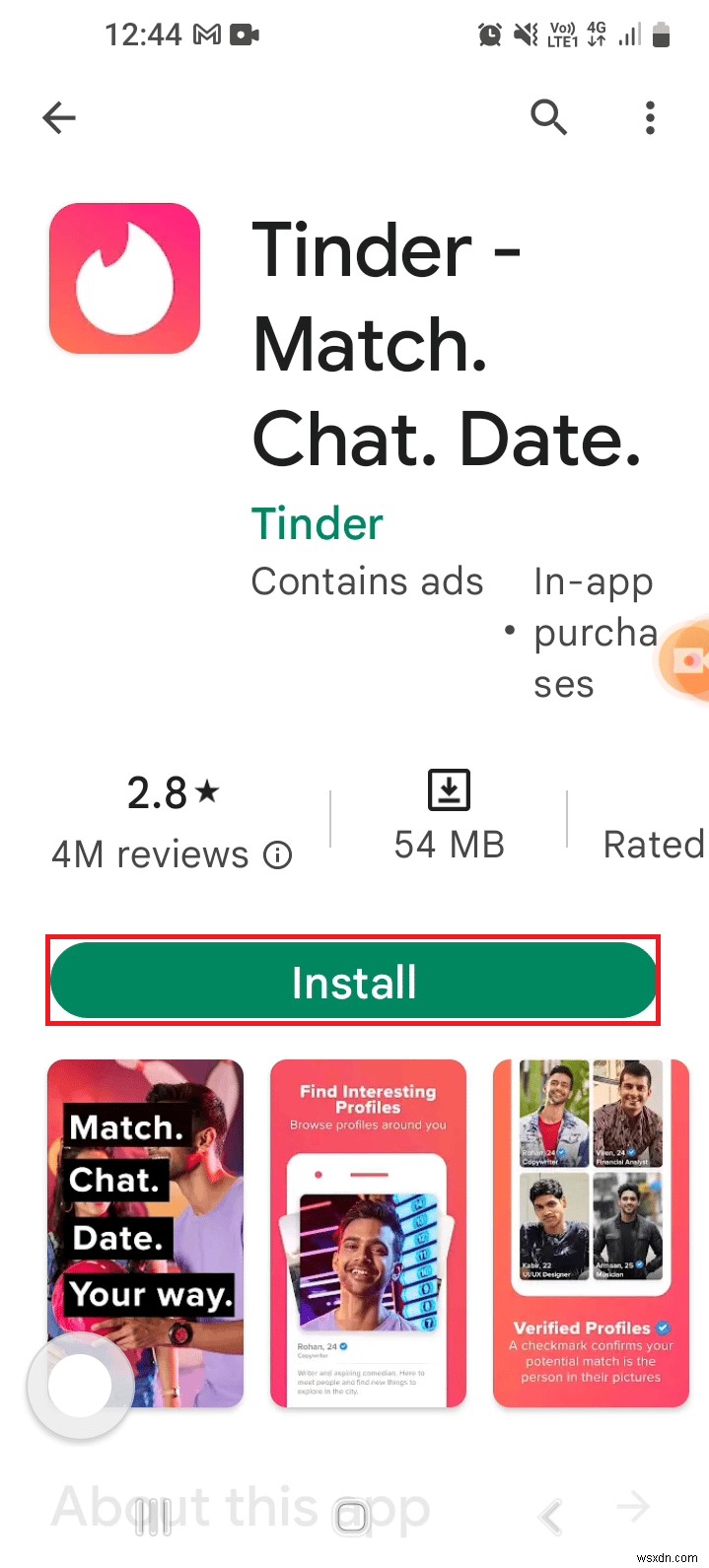 Khắc phục các trận đấu Tinder bị biến mất trên Android