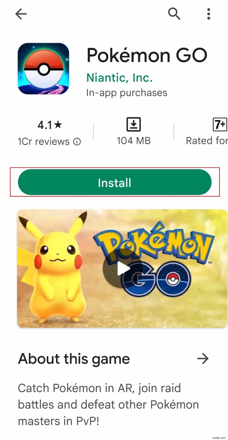 Sửa lỗi Pokemon GO không đăng nhập được 