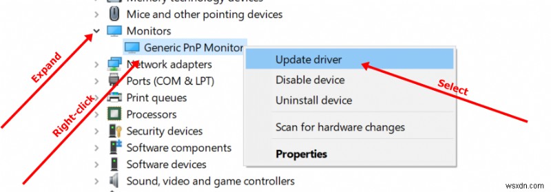 Màn hình PNP chung - Cách sửa trình điều khiển thiết bị PC Windows 10 