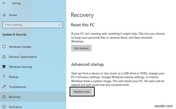 Kiểm tra bảo mật nhân không thành công - Cách khởi động lại nhân trong Windows 10 