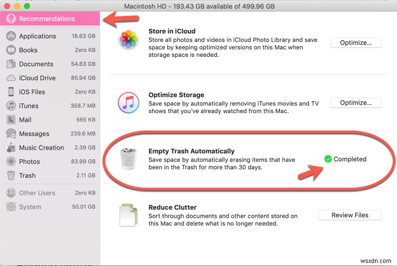 Mac Disk Cleanup - Cách giải phóng dung lượng trên máy Mac của bạn 