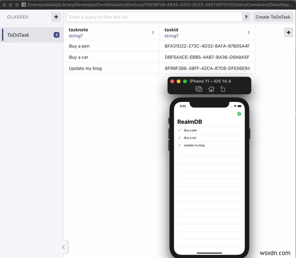 Cách thêm cơ sở dữ liệu Realm vào ứng dụng CRUD của iOS bằng Swift 