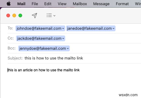 Liên kết Mailto - Cách tạo Liên kết Email HTML [Mã ví dụ] 