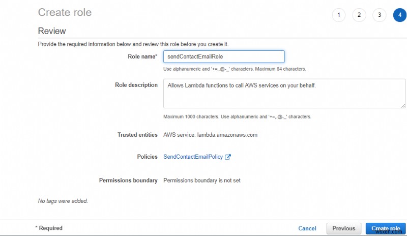 Cách nhận email từ trang web của bạn biểu mẫu Liên hệ với chúng tôi bằng AWS SES, Lambda và API Gateway 