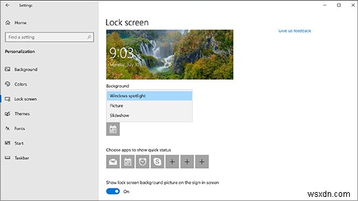 Cách thay đổi màn hình đăng nhập Windows 10