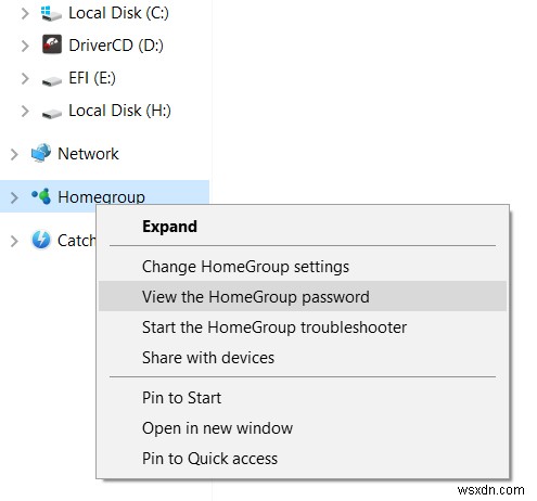 Cách tìm hoặc thay đổi mật khẩu nhóm nhà trên Windows 10