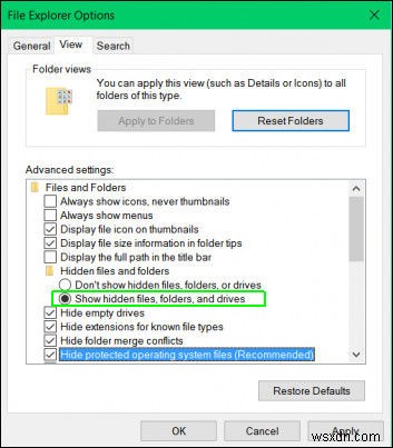 2 cách hàng đầu để hiển thị tệp ẩn trong Windows 10