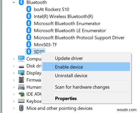 Cách bật Bluetooth trong Windows 10