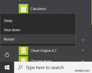 Cách làm cho Start Menu Search hoạt động trên Windows 10