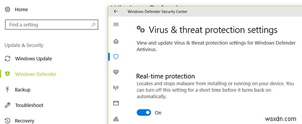 Ba phương pháp để tắt Windows Defender trên Windows 10