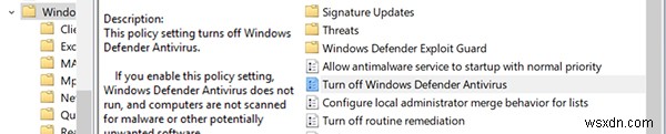 Ba phương pháp để tắt Windows Defender trên Windows 10