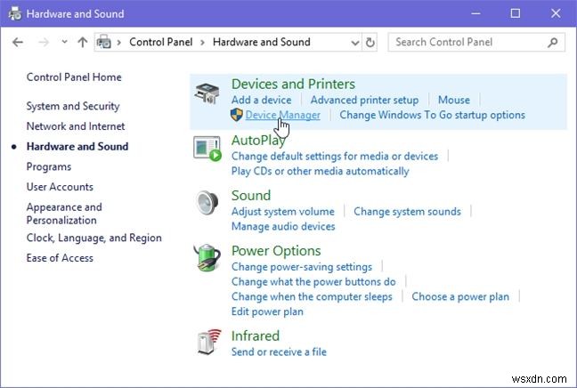 8 cách truy cập Trình quản lý thiết bị trong Windows 10