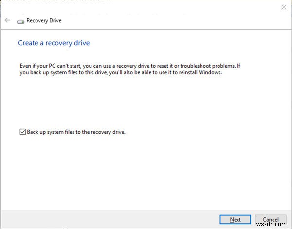 3 Phương pháp tạo đĩa khôi phục cho Windows 10