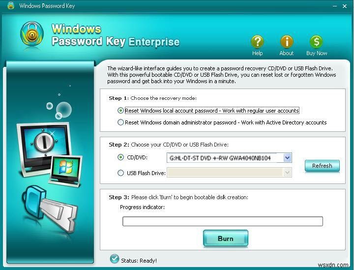 Cách đặt lại Quên mật khẩu Windows Live ID