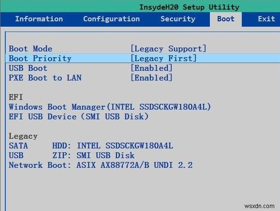 Cách khôi phục / đặt lại mật khẩu đăng nhập trên máy tính Lenovo / ThinkPad dựa trên UEFI