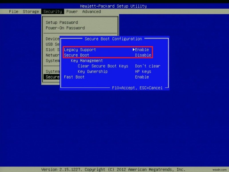 Cách khôi phục / đặt lại mật khẩu đăng nhập trên máy tính HP dựa trên UEFI