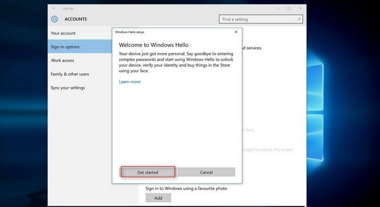 Cách đặt tính năng nhận dạng khuôn mặt Hello trong Windows 10