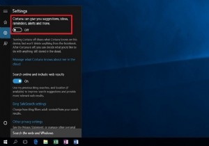 Cách bật và tắt Cortana trong Windows 10