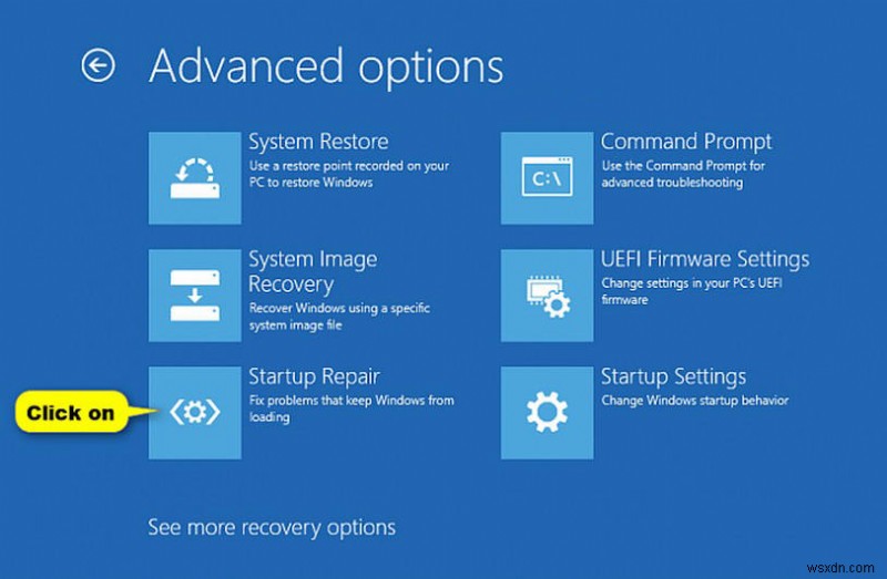 Cách chạy Windows 10 Startup Repair